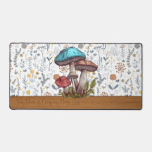 Cottagecore Mushroom Extra Grande Deskmat V2