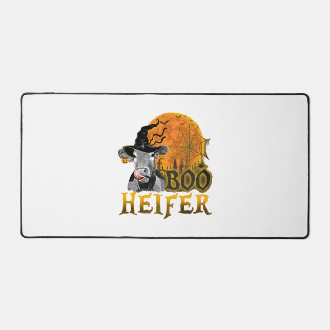 Alfrombrillas De Escritorio Cow Halloween (Anverso)