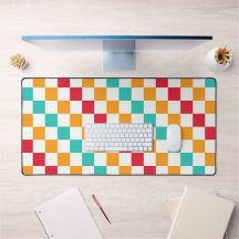Cozy classroom diagonal checkerboard pattern