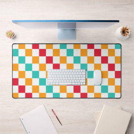 Alfrombrillas De Escritorio Cozy classroom diagonal checkerboard pattern