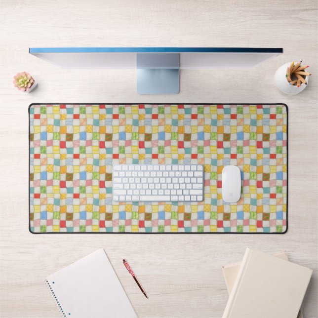 Alfrombrillas De Escritorio CRAZY QUILT Office Studio Desk Mat (Oficina 1)