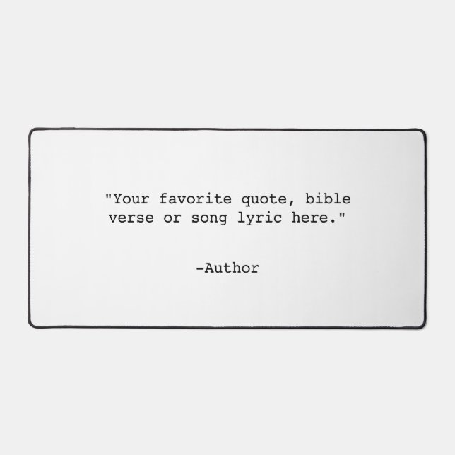 Alfrombrillas De Escritorio Crear su propia cotización (Anverso)