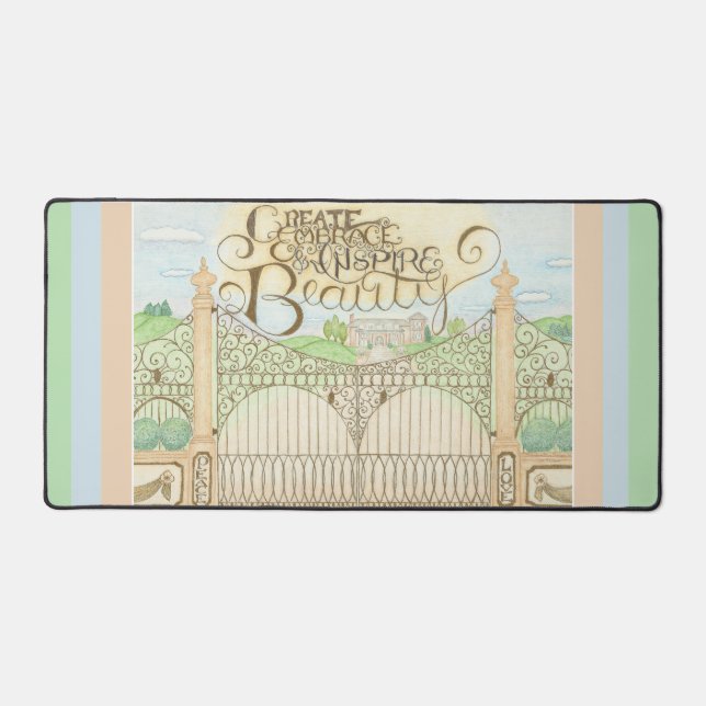 Alfrombrillas De Escritorio Crear una alfombra de escritorio de belleza para a (Anverso)