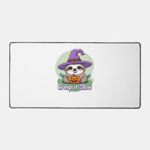 Alfrombrillas De Escritorio Creep It Slow � Camiseta de perezoso de Halloween