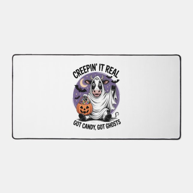 Alfrombrillas De Escritorio Creepin’ Cow Halloween (Anverso)