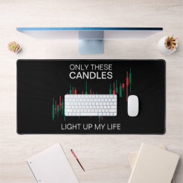 Alfrombrillas De Escritorio Crypto Candlesticks Personalizado