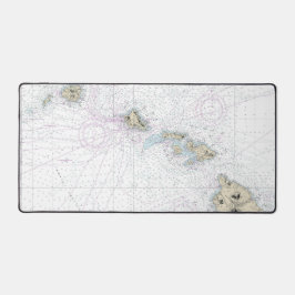 Alfrombrillas De Escritorio Cuadro Náutico de las Islas Hawái 1904