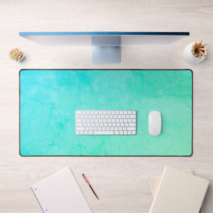 Alfrombrillas De Escritorio Cubierta azul Aqua - Almohadilla grande para ratón