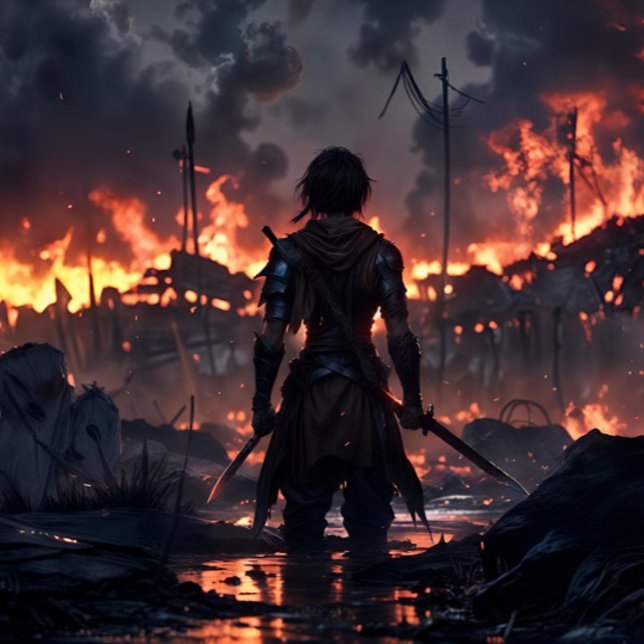 Alfrombrillas De Escritorio Cubierta de escritorio de guerrero animado (Braveheart )