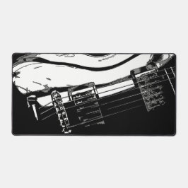 Alfrombrillas De Escritorio Cuchara de guitarra, alfombra de salón de trabajo