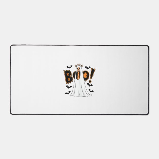Alfrombrillas De Escritorio Cuidada jirafa Boo Halloween Costume Zoo Lover _3 (Anverso)