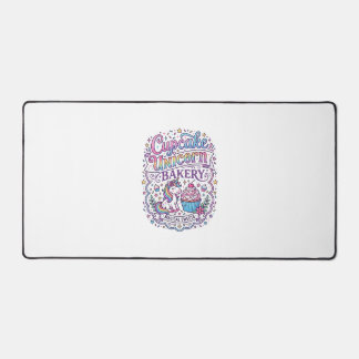 Alfrombrillas De Escritorio Cupcake Unicornio Panadería de Unicornio Fondo Bla