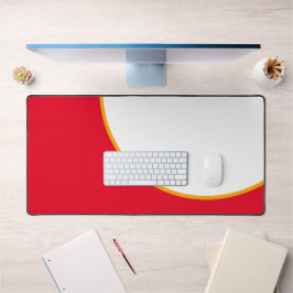 Alfrombrillas De Escritorio Curvas Amarillas Rojas Brillantes Y Coloridas De m