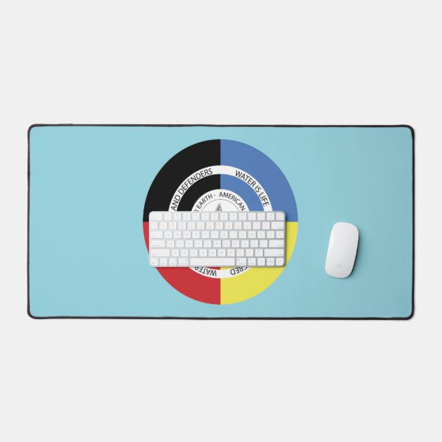 Alfrombrillas De Escritorio Custodians of Mother Earth Desk  Mat (Teclado y ratón)