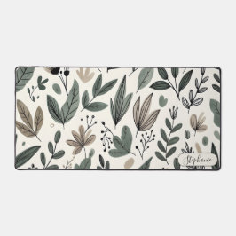 Alfrombrillas De Escritorio Custom Modern Botanical Workspace Design