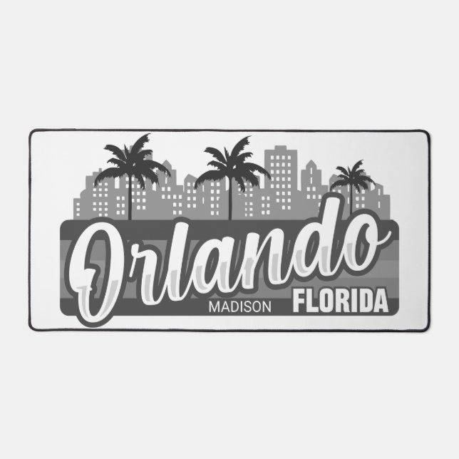 Alfrombrillas De Escritorio Custom Name Orlando Florida (Anverso)