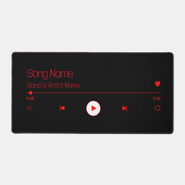 Alfrombrillas De Escritorio Customizable Your Favorite Music (Anverso)