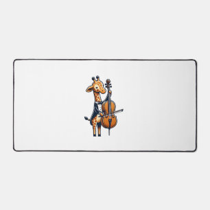 Alfrombrillas De Escritorio Cuta jirafa tocando música Cello Giraffes