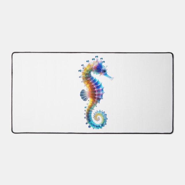 Alfrombrillas De Escritorio Cute Colorful Seahorses (Anverso)