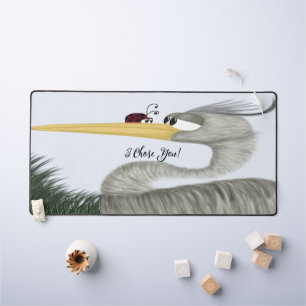 Alfrombrillas De Escritorio Cute Heron y Ladybug