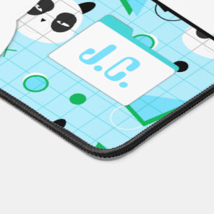 Alfrombrillas De Escritorio Cute Kawaii Blue Panda Bear