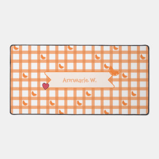 Alfrombrillas De Escritorio Cute Naranja Cuadros
