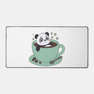 Alfrombrillas De Escritorio Cute Panda In Coffee Cup Coffee Lover Gift