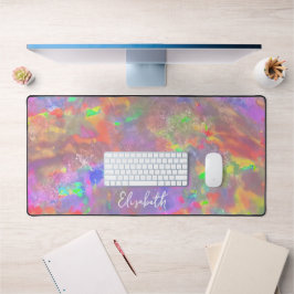 Alfrombrillas De Escritorio Cute Pastel Purple Colorful Opal Girly Añadir nomb