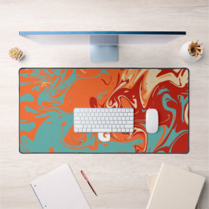Alfrombrillas De Escritorio Cute Personalize Pastel Marbel