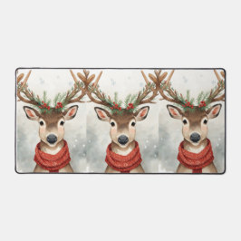 Alfrombrillas De Escritorio Cute Reindeer Christmas Desk Mat