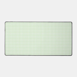 Alfrombrillas De Escritorio Cute Retro Green Gingham Plaid pattern
