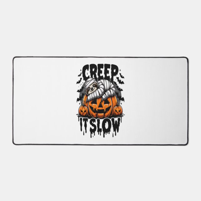 Alfrombrillas De Escritorio Cute Sloth Happy Halloween (Anverso)