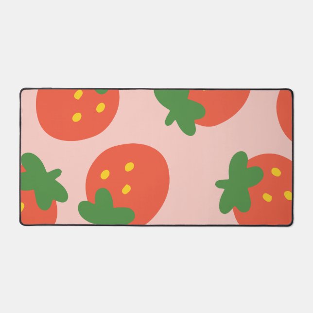 Alfrombrillas De Escritorio Cute strawberry pattern (Anverso)