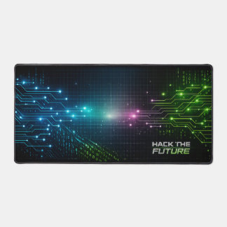 Alfrombrillas De Escritorio Cyber Grid Glow para adolescentes tecnológicos