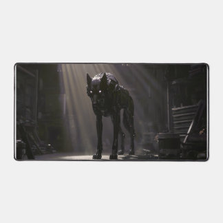Alfrombrillas De Escritorio Cyber Wolf Gaming Mousepad