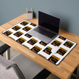 Alfrombrillas De Escritorio Dachshund Perro gracioso Cuidado con mi viejero