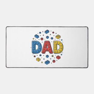 Alfrombrillas De Escritorio Dad Building Blocks Vintage Vector Design_1