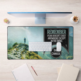 Alfrombrillas De Escritorio Dale Carnegie cita Inspiradora "Miedo"