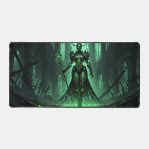 Alfrombrillas De Escritorio Dark Fantasy Forest Witch Desk Mat