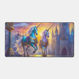 Alfrombrillas De Escritorio De Unicornios Y Castles Diseño Por Rich AMeN Gill