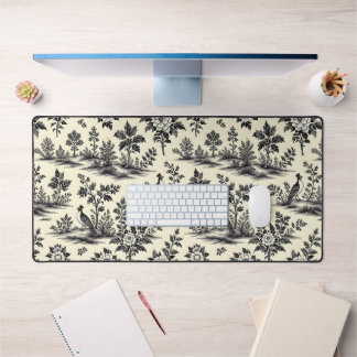 Alfrombrillas De Escritorio Decorative French toile pattern