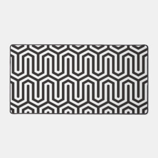 Alfrombrillas De Escritorio Decorativo Del Patrón Blanco Y Negro Egipcio