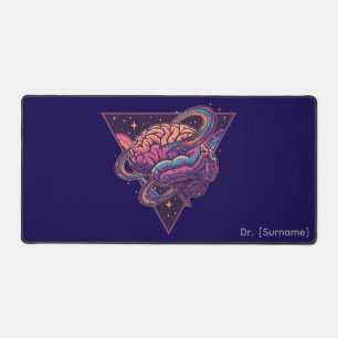 Alfrombrillas De Escritorio Deep Thinker - Alfombra de escritorio con cerebro