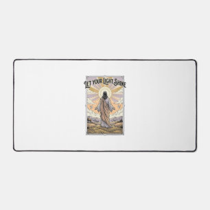Alfrombrillas De Escritorio Deja que tu luz brille Fe vintage