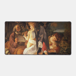 Alfrombrillas De Escritorio Descansa en el vuelo a Egipto (Caravaggio)