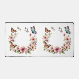 Alfrombrillas De Escritorio Desk Mat-Spring Floral Desk Pad