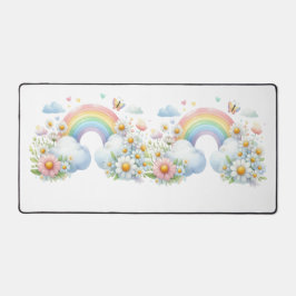 Alfrombrillas De Escritorio Desk Mat-Spring Floral Desk Pad