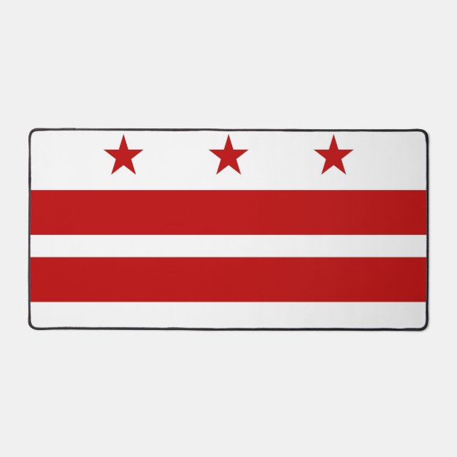 Alfrombrillas De Escritorio Desk Mat with flag of Wasshington DC (Anverso)