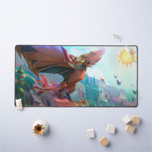 Alfrombrillas De Escritorio Deskmat de juegos de dragón helado Mat personali