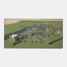 Deskmat de la vista aérea 1300 de Londres